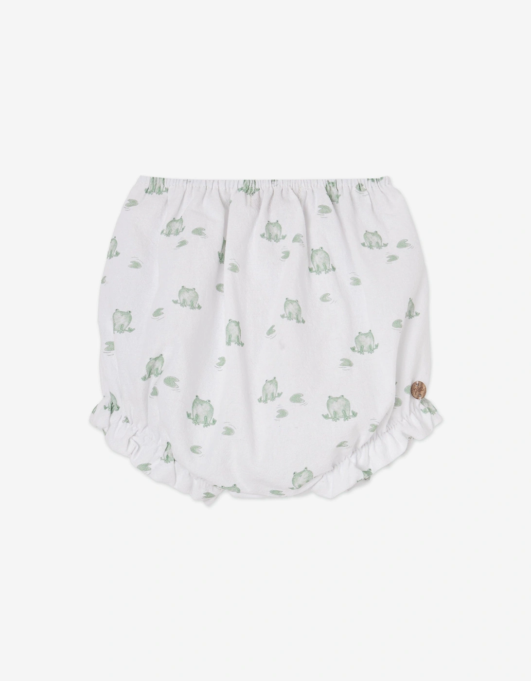 Baby Girls Cotton Knit Dress with Knickers in Green