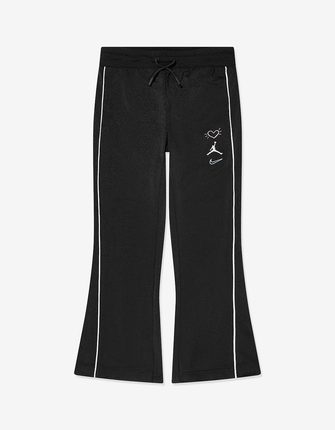 Girl's Jordan Girls Love Is In The "Air" Pants in Grey - Size: 8 years/9 years/10 years