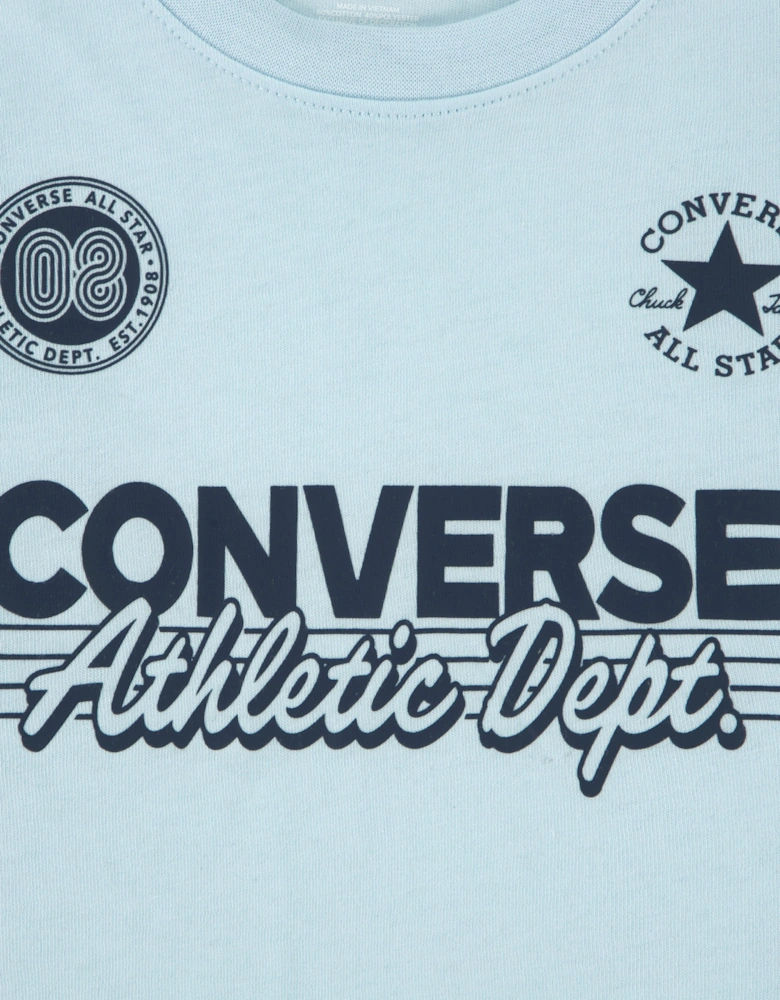 Boys Multi Hit GFX Short Set in Blue