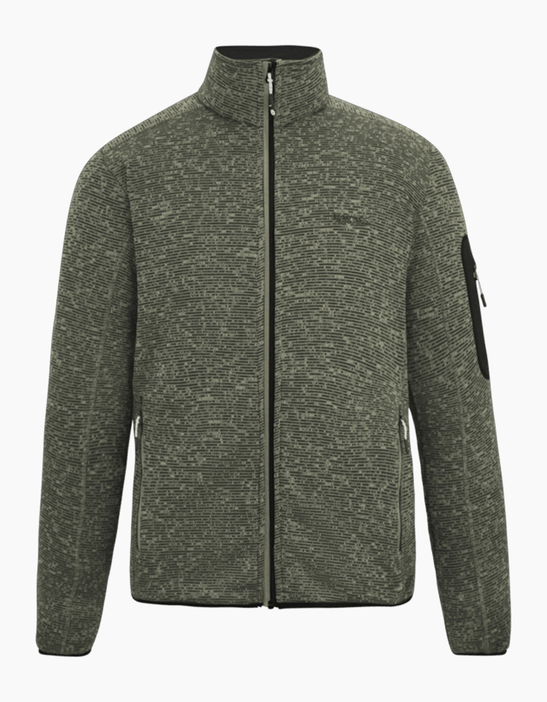 Regatta Men's Tan Newhill Marl Full Zip Fleece Jacket - Size 38/Regular