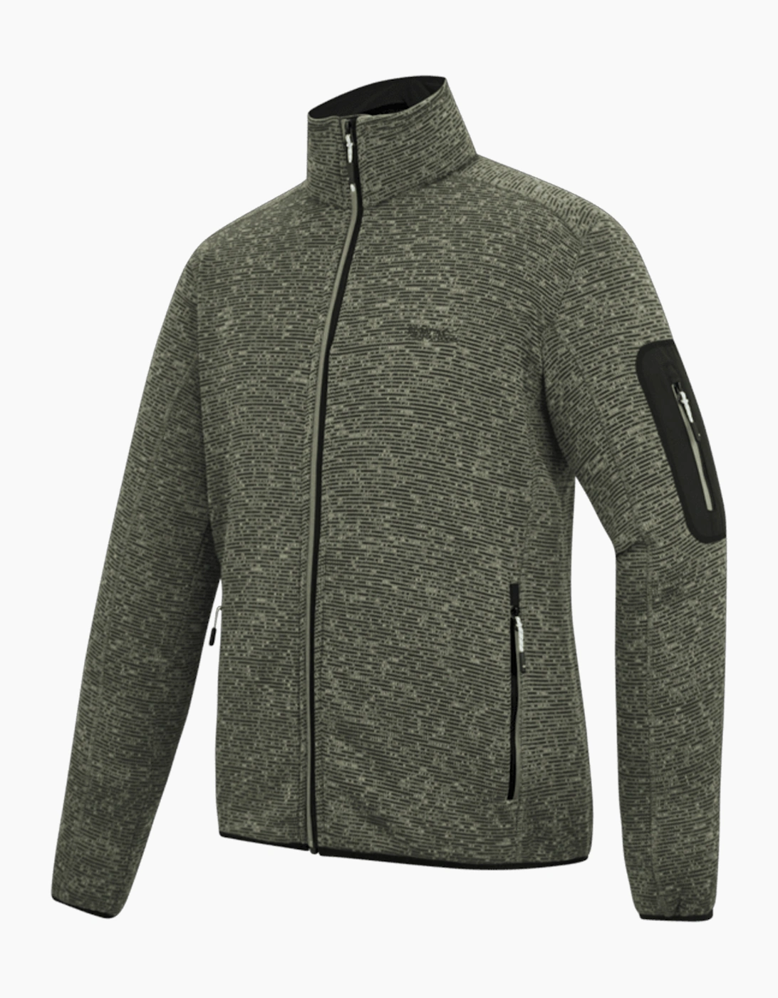 Mens Newhill Marl Full Zip Fleece Jacket