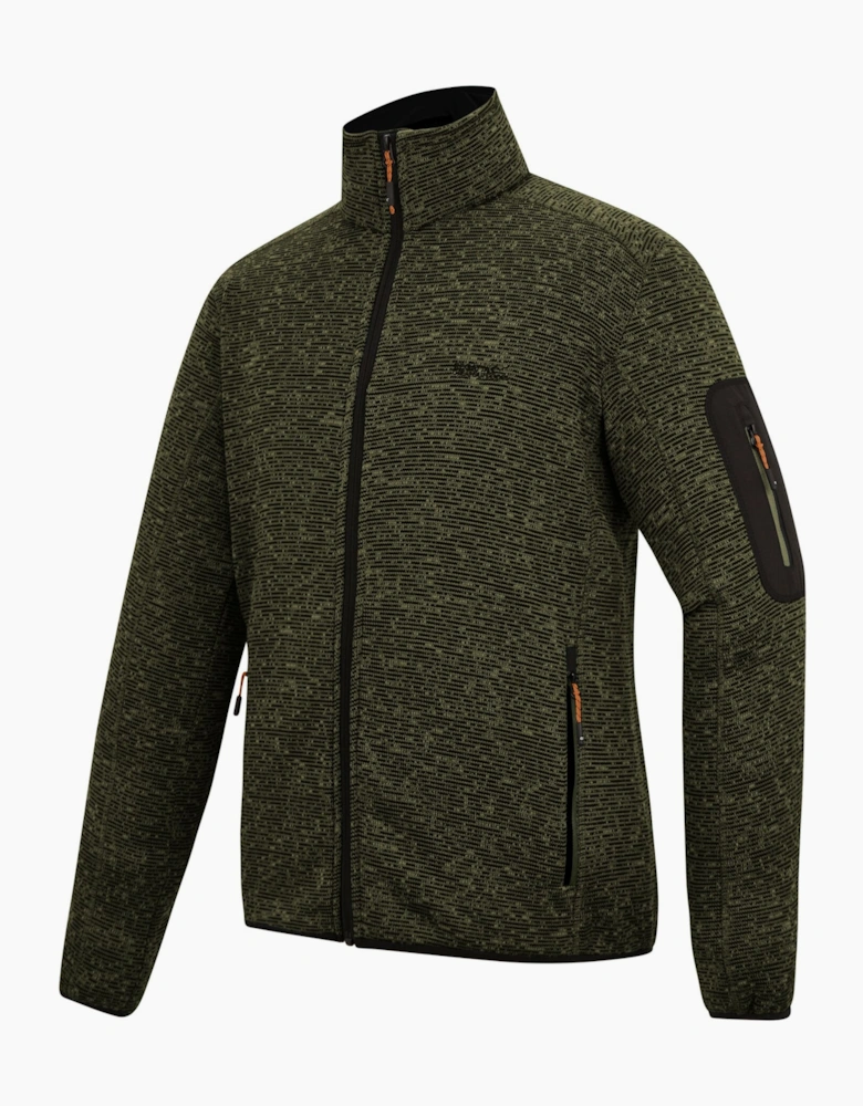 Mens Newhill Marl Full Zip Fleece Jacket