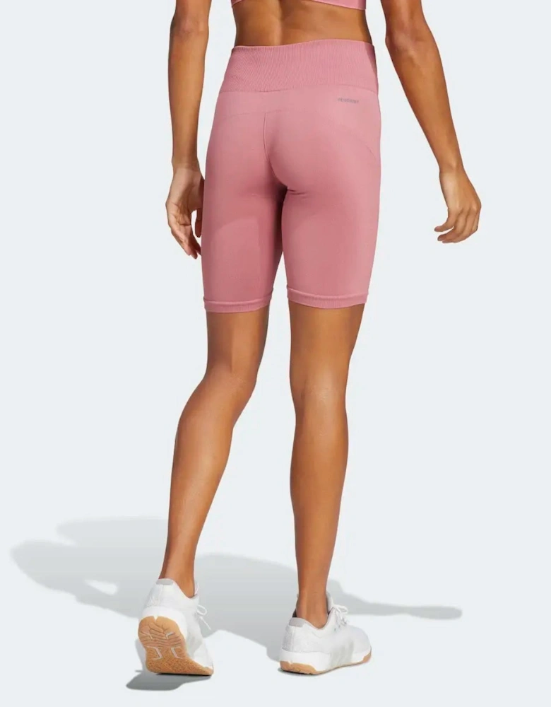 Women's Seamless Training Short Leggings Pink