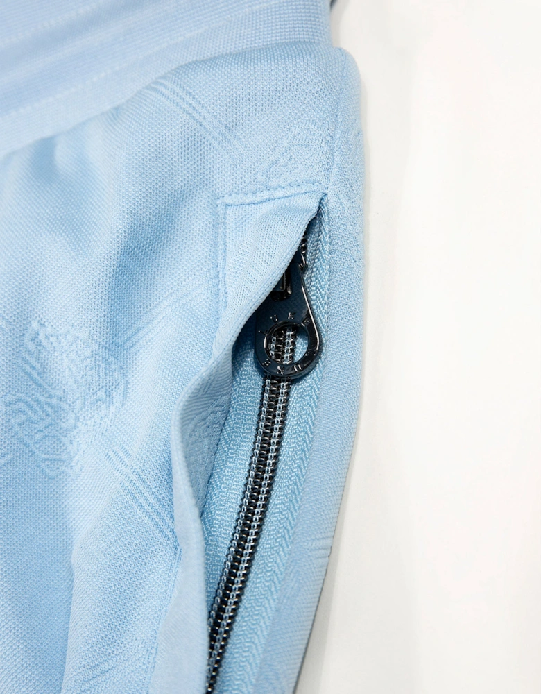 Phoenix Textured Shorts - Sky Blue