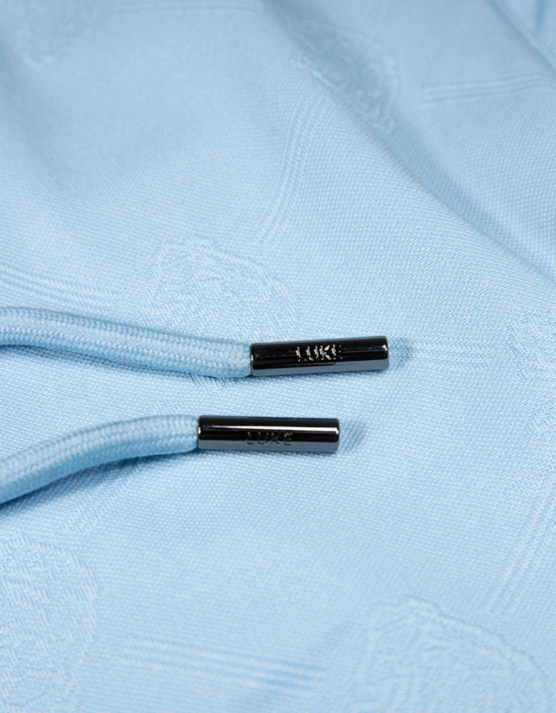 Phoenix Textured Shorts - Sky Blue