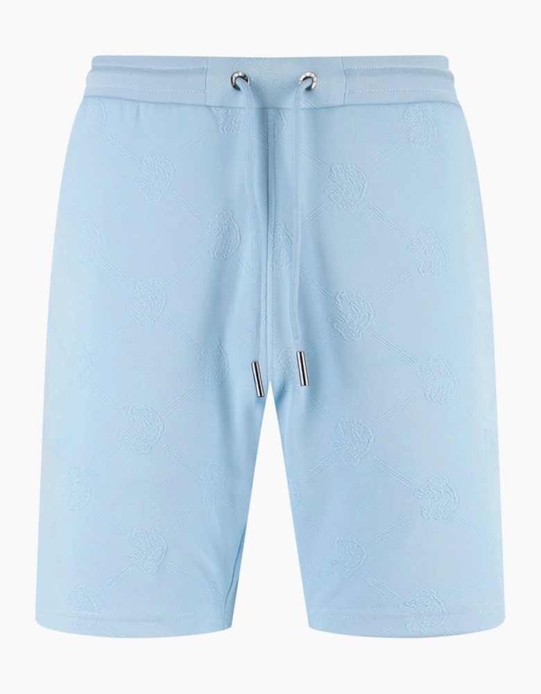 Phoenix Textured Shorts - Sky Blue
