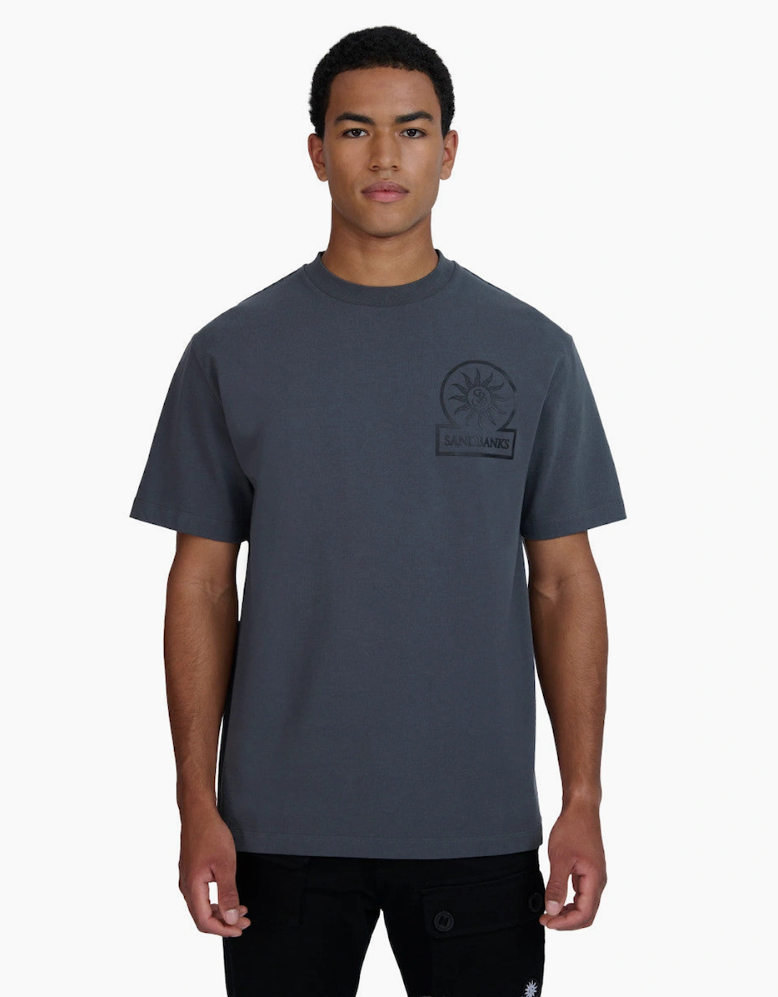 Relaxed Double Jersey T-Shirt Anthracite