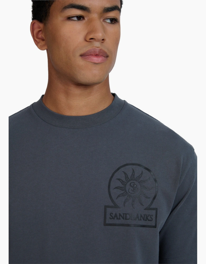 Relaxed Double Jersey T-Shirt Anthracite