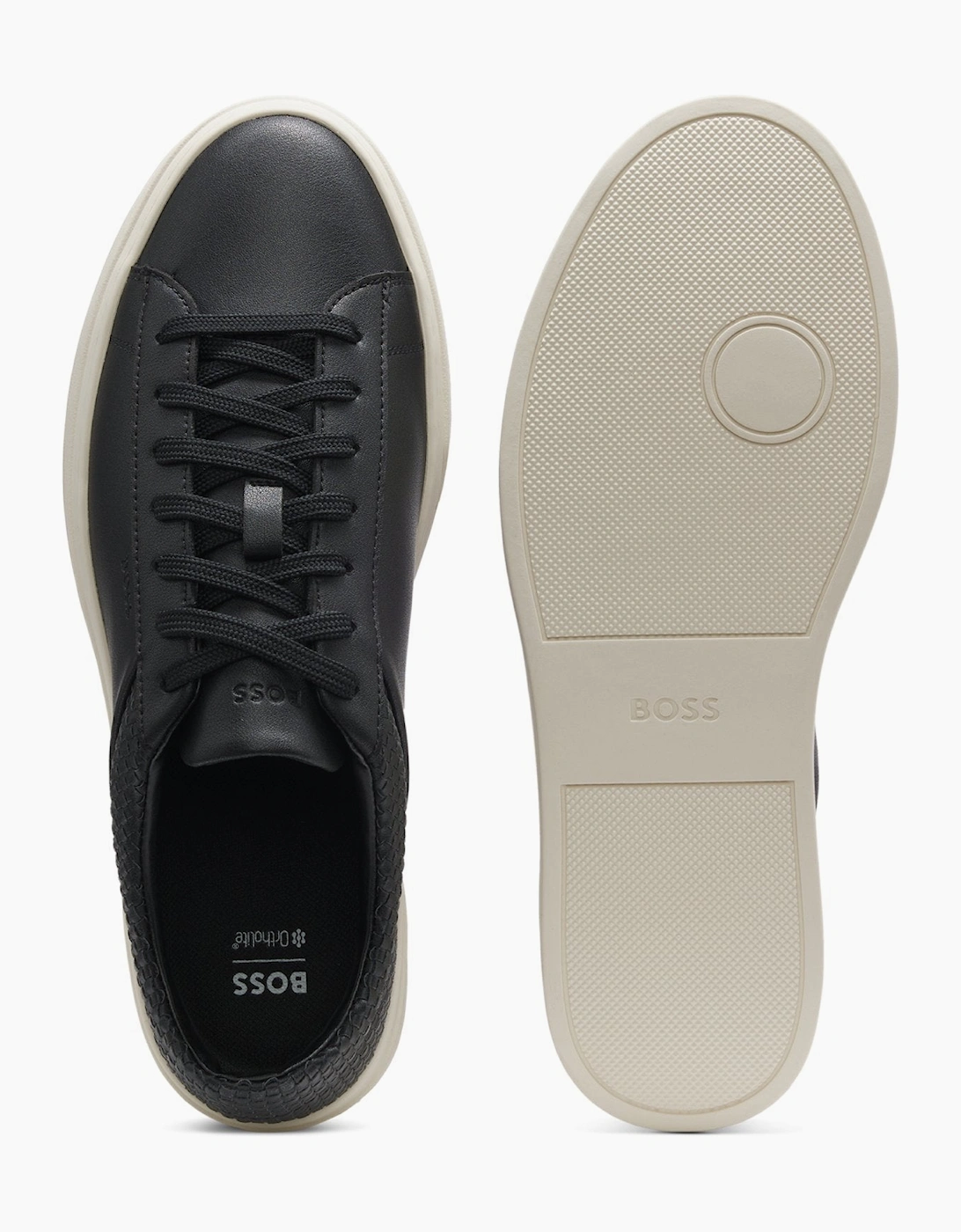 BOSS Black Kieran Tenn Iwvpu Trainers 001 Black