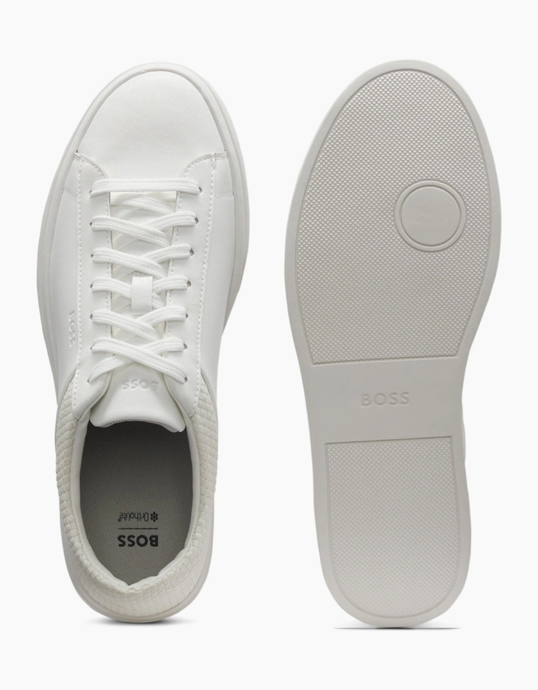 BOSS Black Kieran Tenn Iwvpu Trainers 100 White