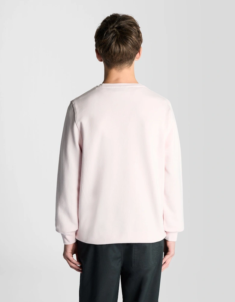 Cotton Crew Neck Sweatshirt