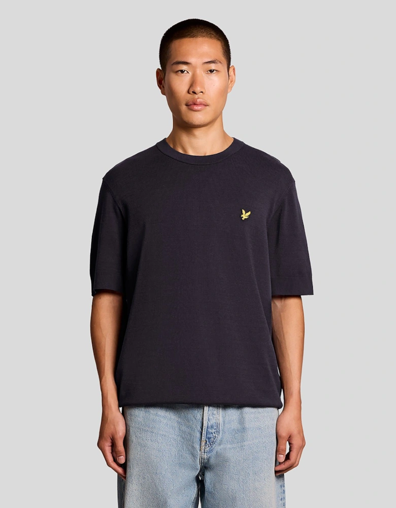 Relaxed Fit Knitted T-Shirt