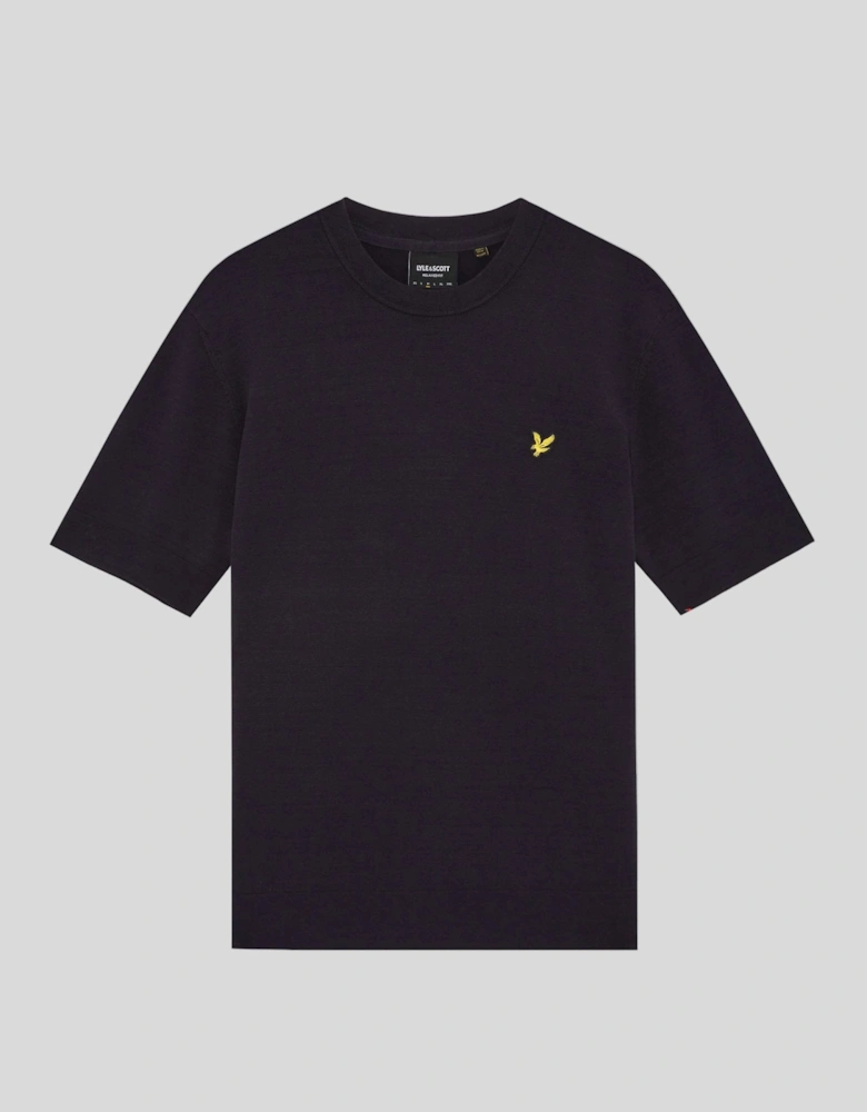 Relaxed Fit Knitted T-Shirt