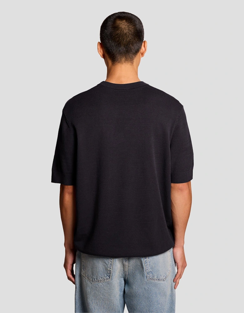 Relaxed Fit Knitted T-Shirt