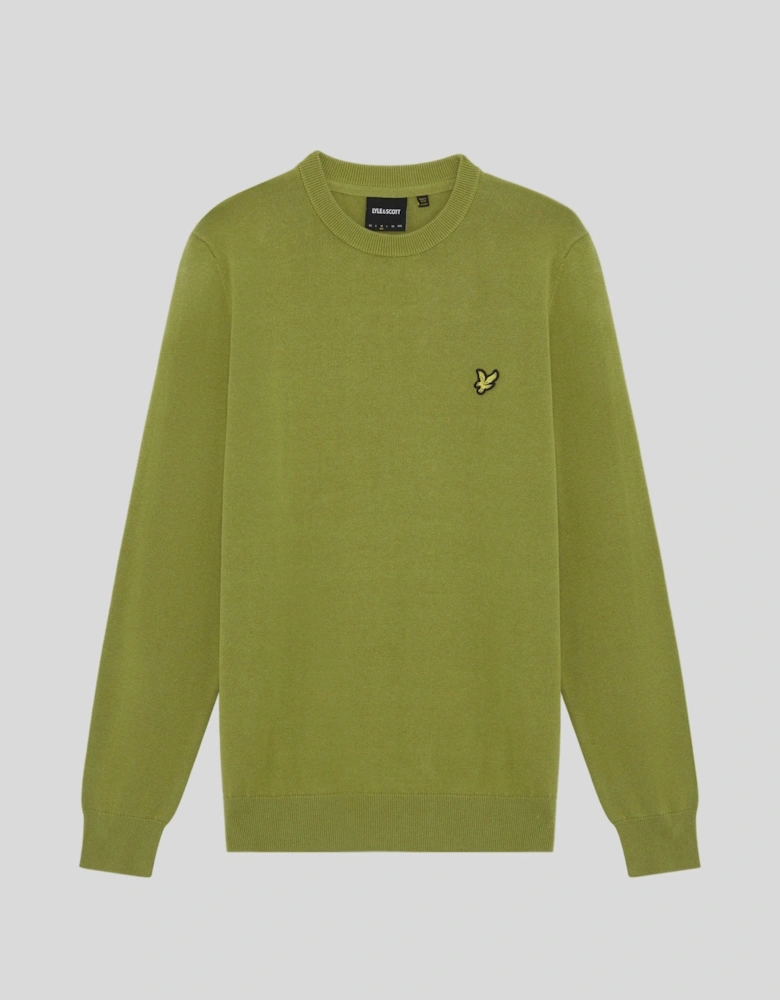 Cotton Crew Neck Jumper