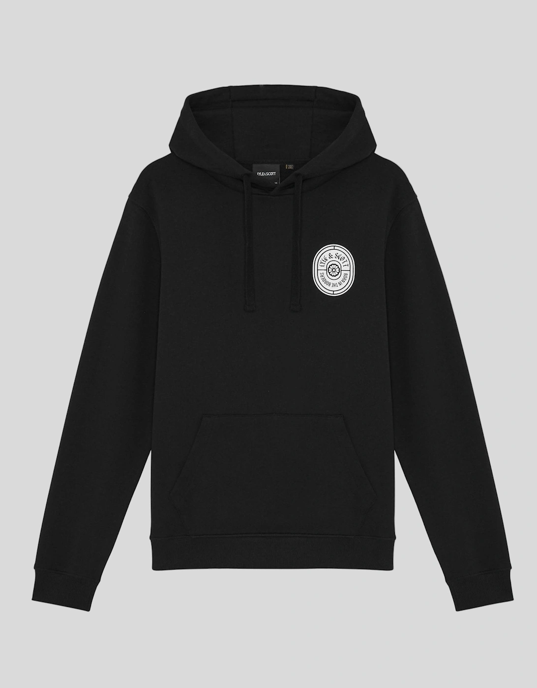 Graphic Badge Cotton Hoodie