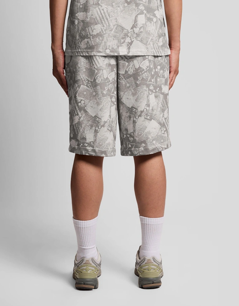 Industrial Graphic Sweat Shorts
