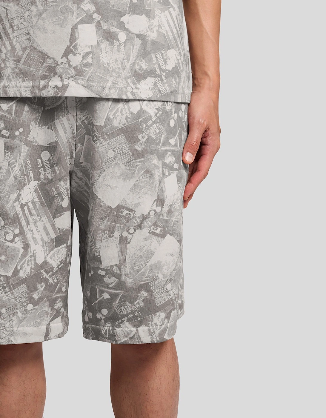 Industrial Graphic Sweat Shorts