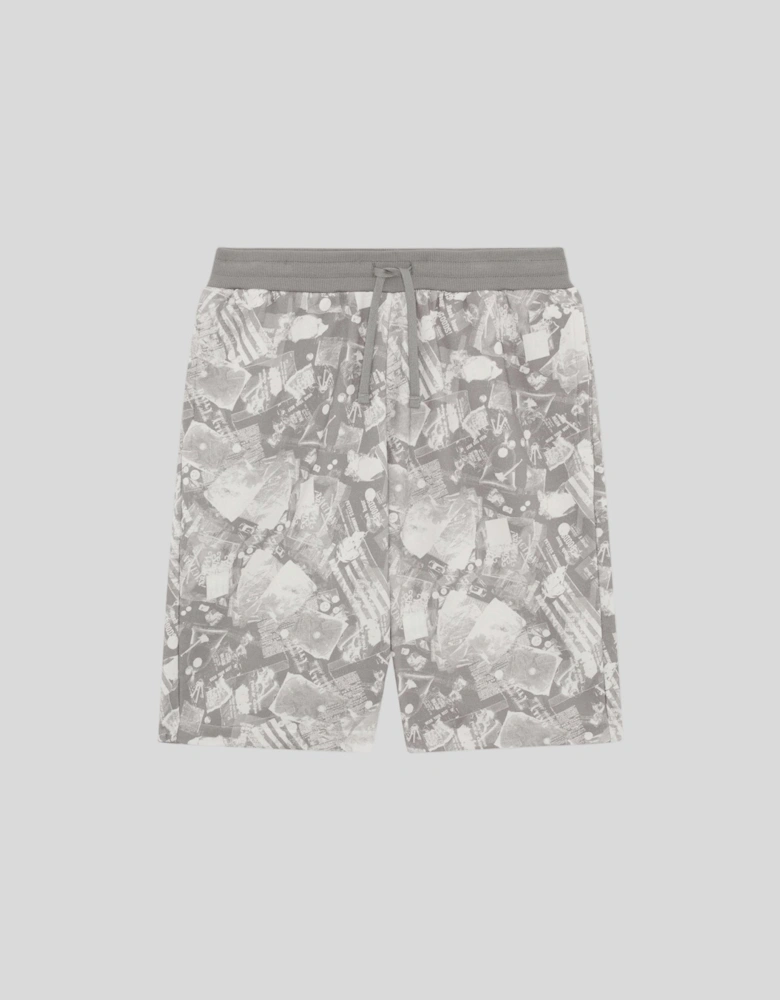 Industrial Graphic Sweat Shorts