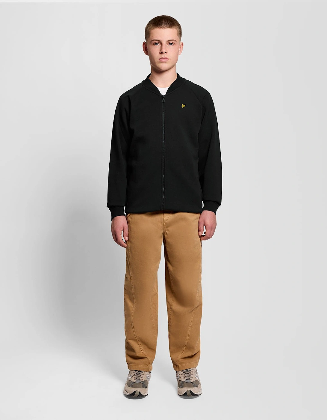 Cotton Blend Bomber Jacket