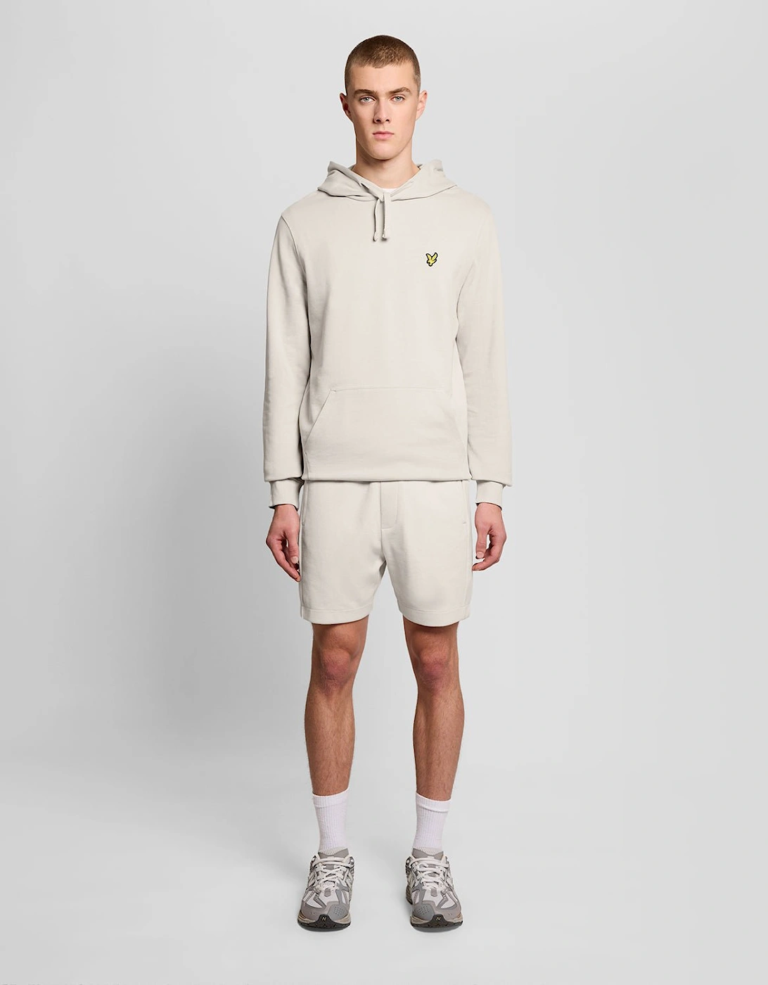 Lyle And Scott Men's Grey Cotton Blend Track Sweat Shorts  37/36/32 Xl