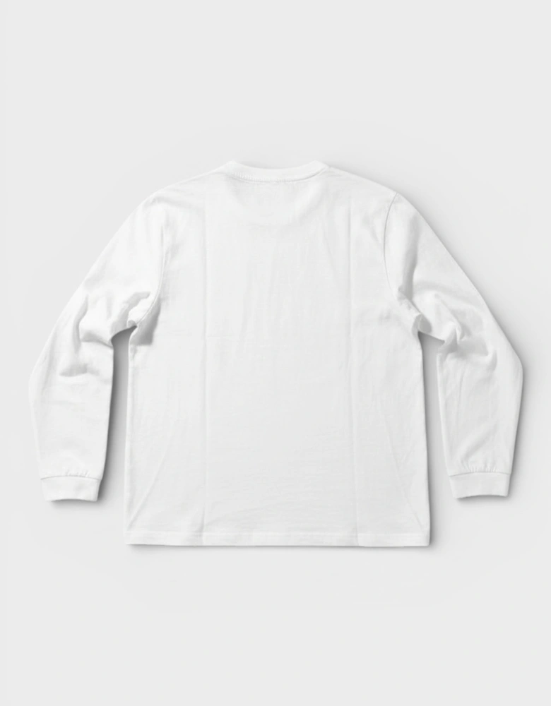 Regular Fit Long Sleeve Tee White