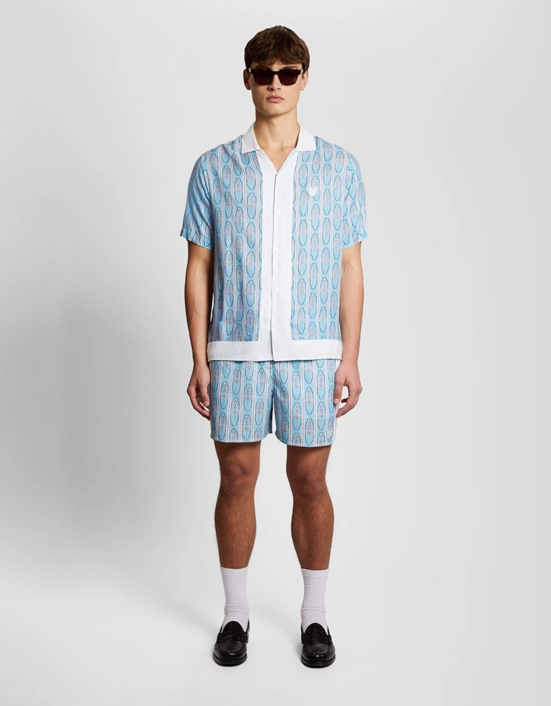 Short Sleeve Floral Graphic Shirt