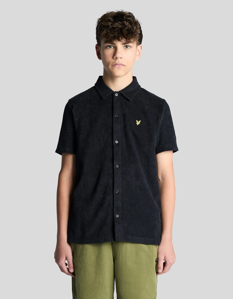 Short Sleeve Towelling Shirt