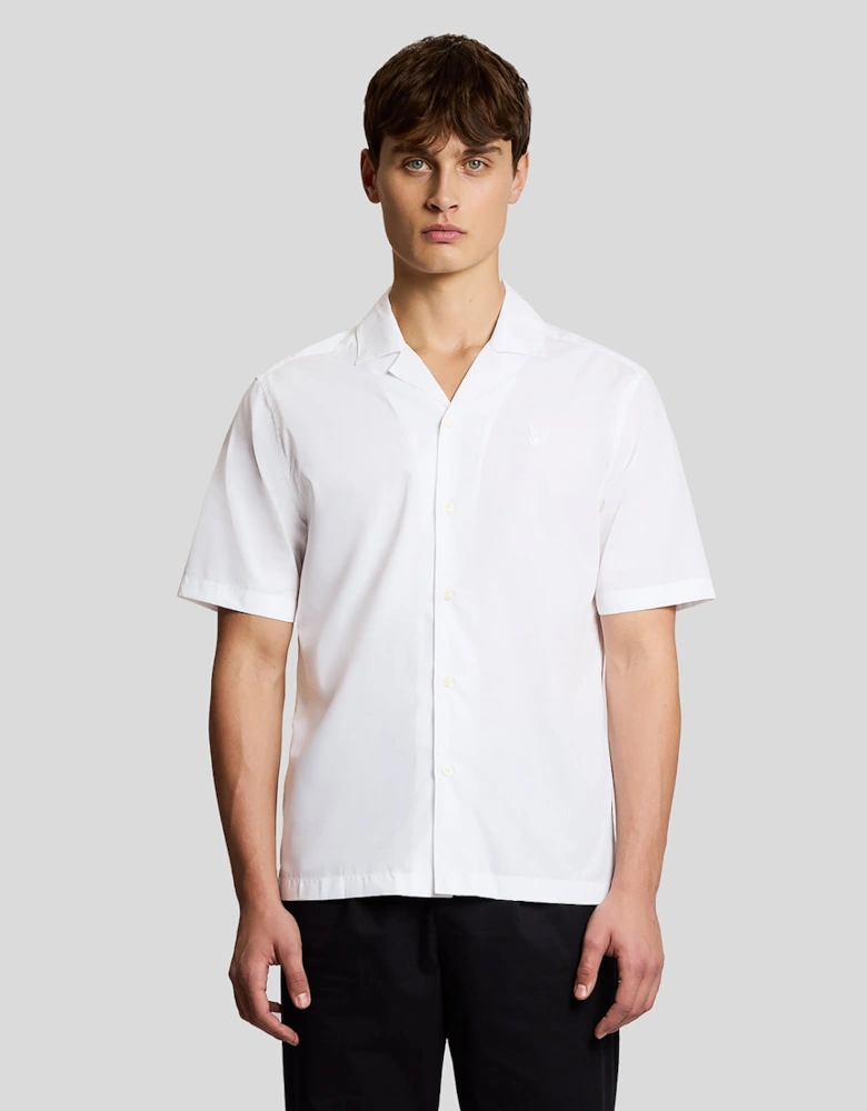 Revere Collar Poplin Shirt