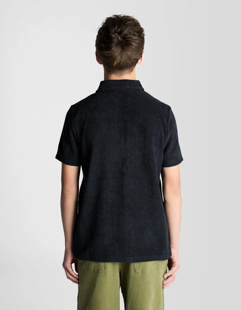 Short Sleeve Towelling Shirt