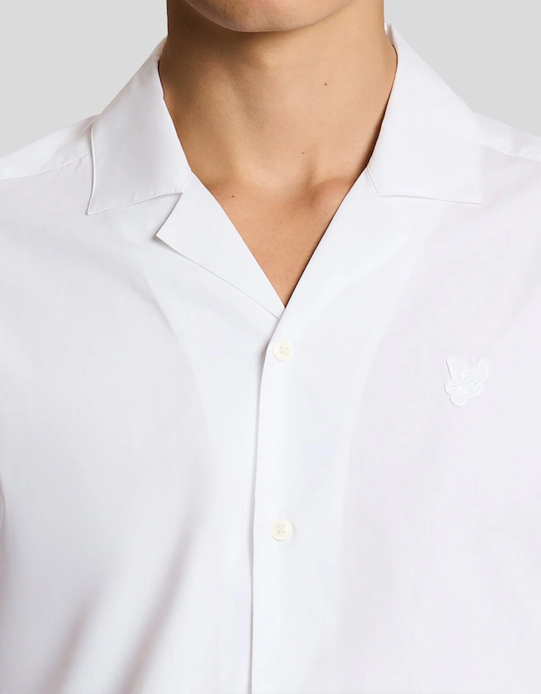 Revere Collar Poplin Shirt