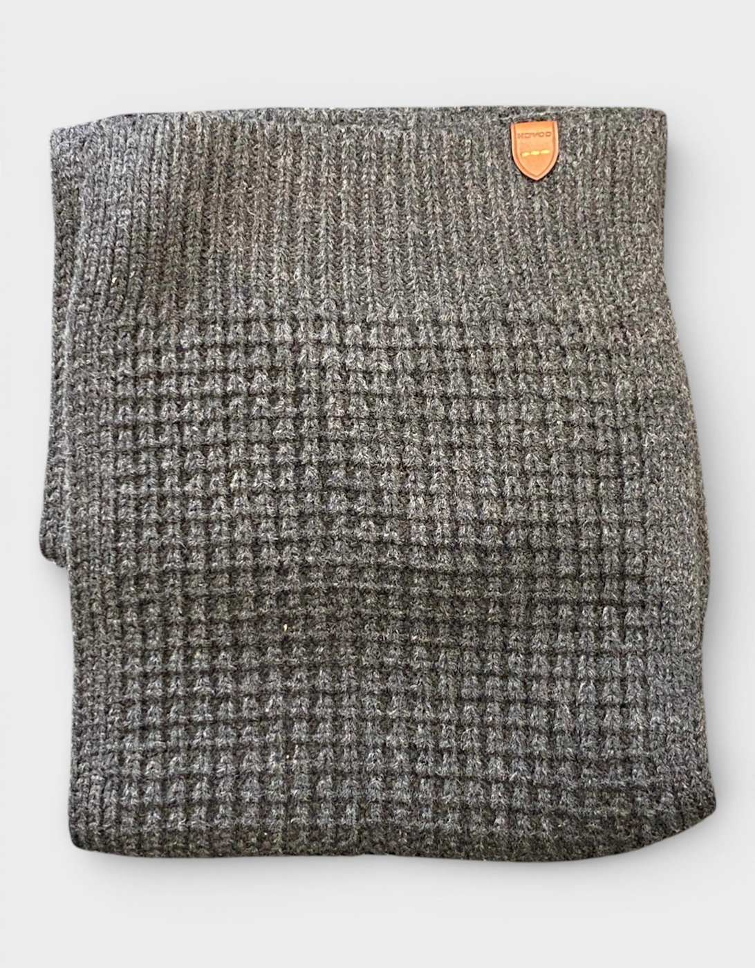 Waffle Beanie Hat, Scarf & Glove Set Charcoal