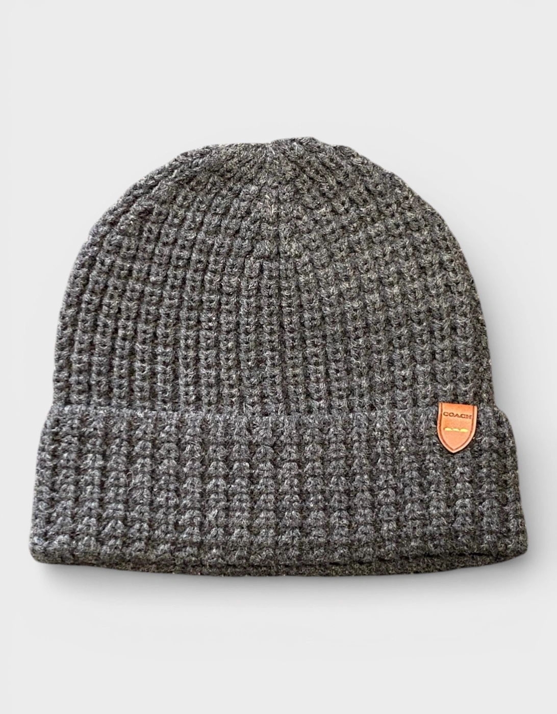 Waffle Beanie Hat, Scarf & Glove Set Charcoal