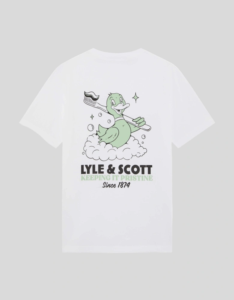 Back Print Graphic T-Shirt