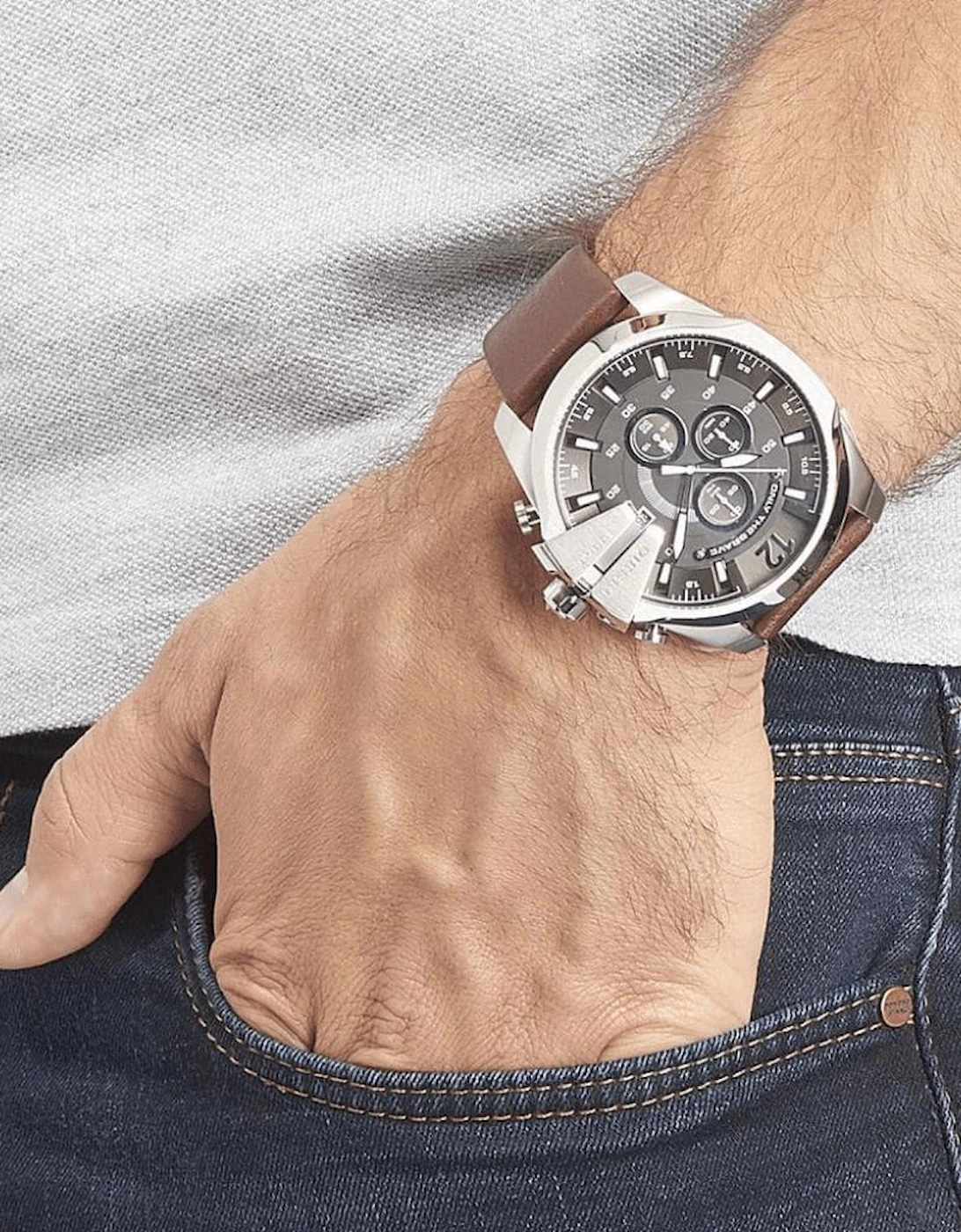 DZ4290 Mega Chief Grey Dial Chronograph Men's Watch