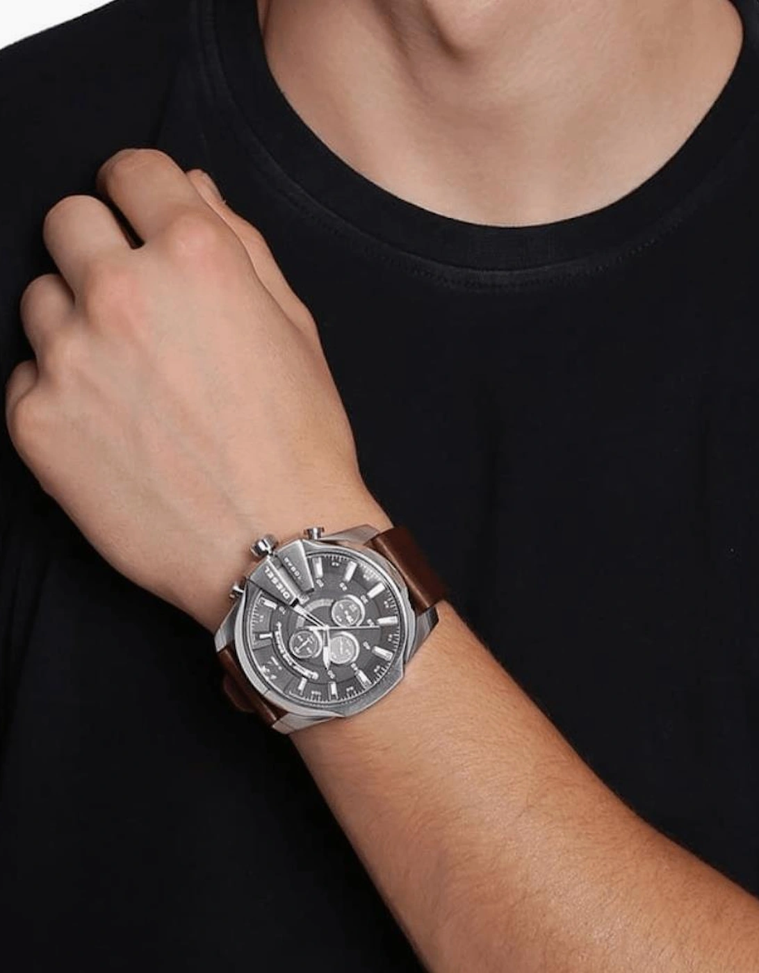 DZ4290 Mega Chief Grey Dial Chronograph Men's Watch