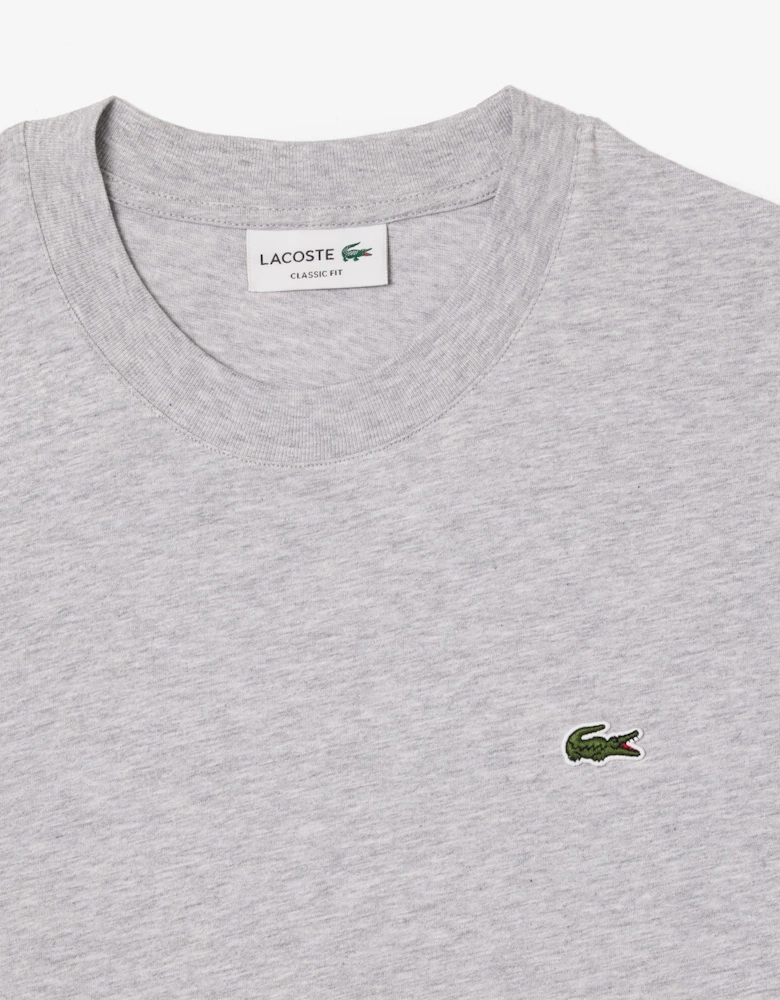 Mens Classic Fit Cotton Jersey T-Shirt - Silver Chine CCA