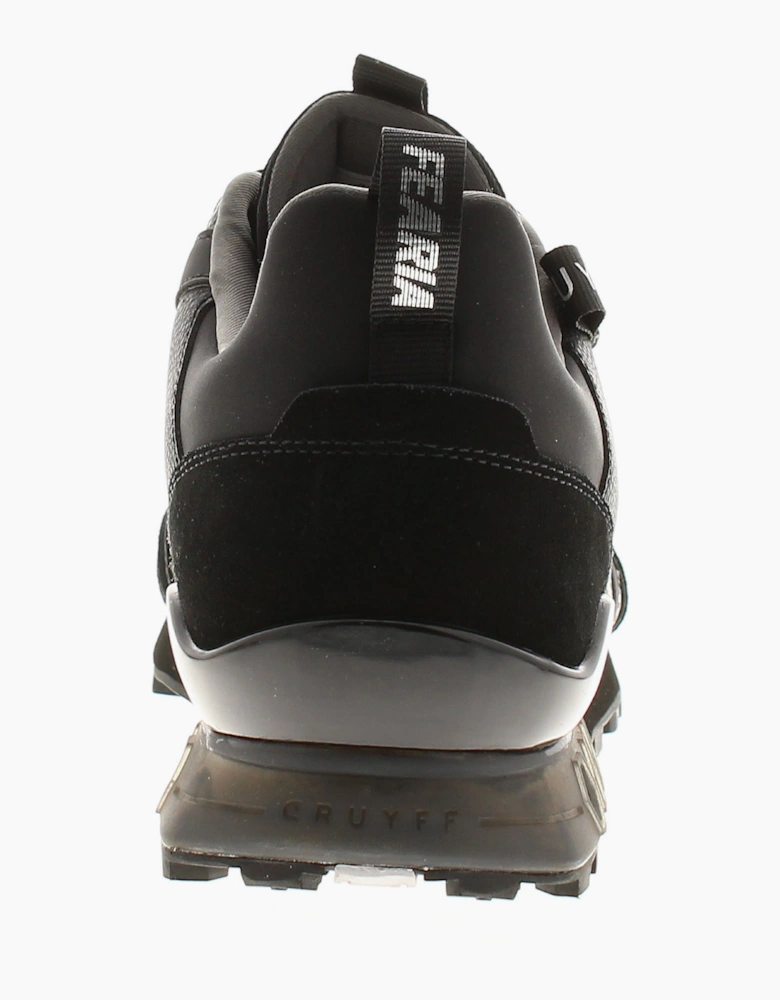 Mens Trainers Fearia Futura Lace Up black UK Size