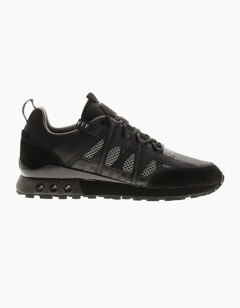 Mens Trainers Fearia Futura Lace Up black UK Size