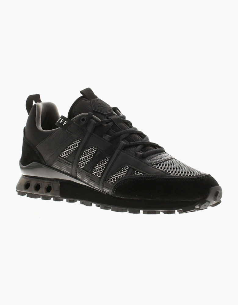 Mens Trainers Fearia Futura Lace Up black UK Size