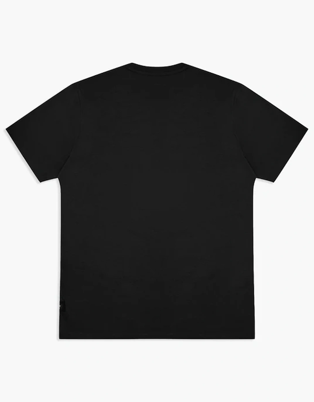 Crew-Neck Jersey T-Shirt - Black