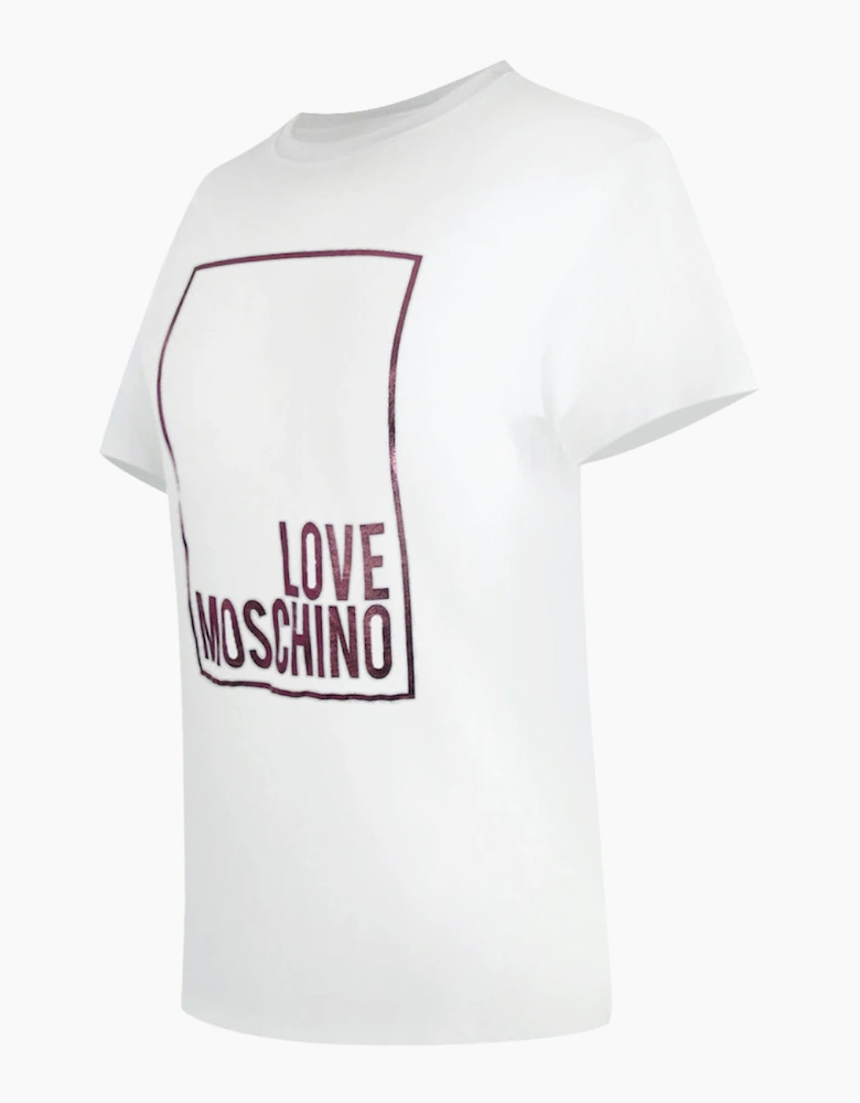 Shiny Box Logo White T-Shirt