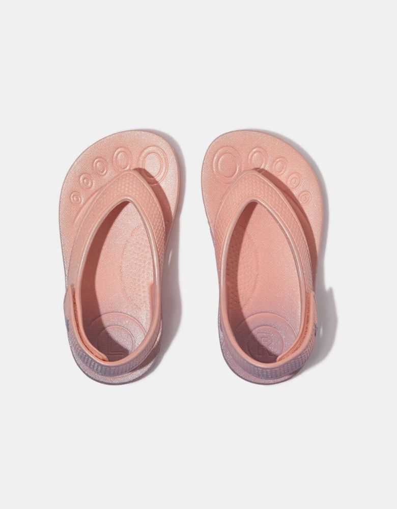 Juniors iQushion Iridescent Flip Flops