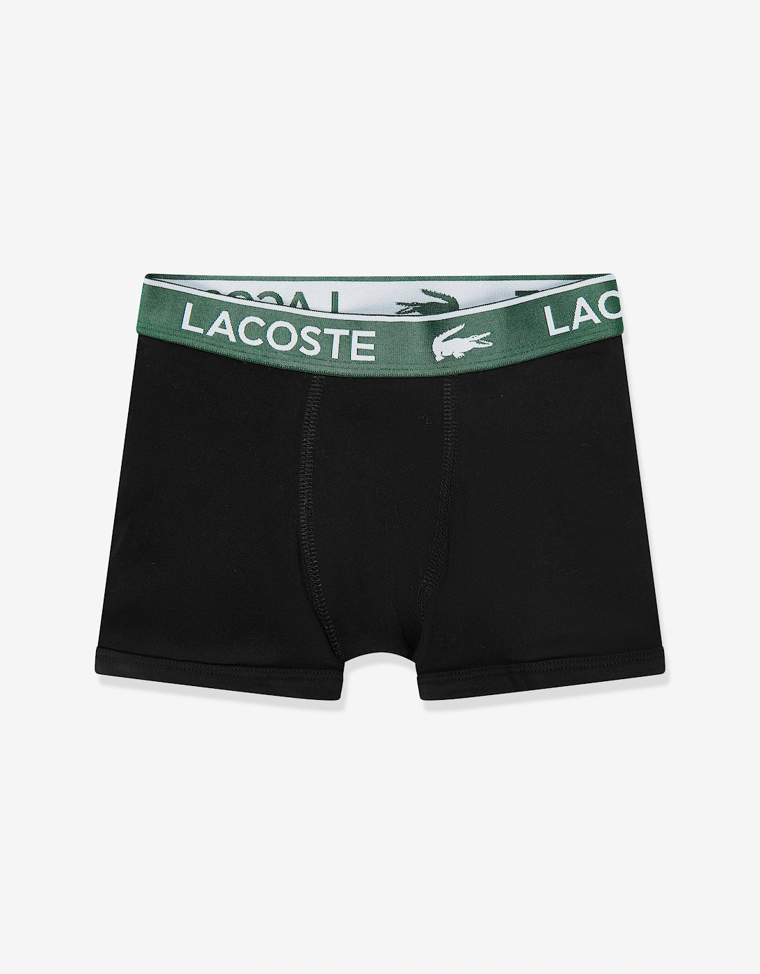 Boys 3 Pack Solid Boxer Shorts Set in Black