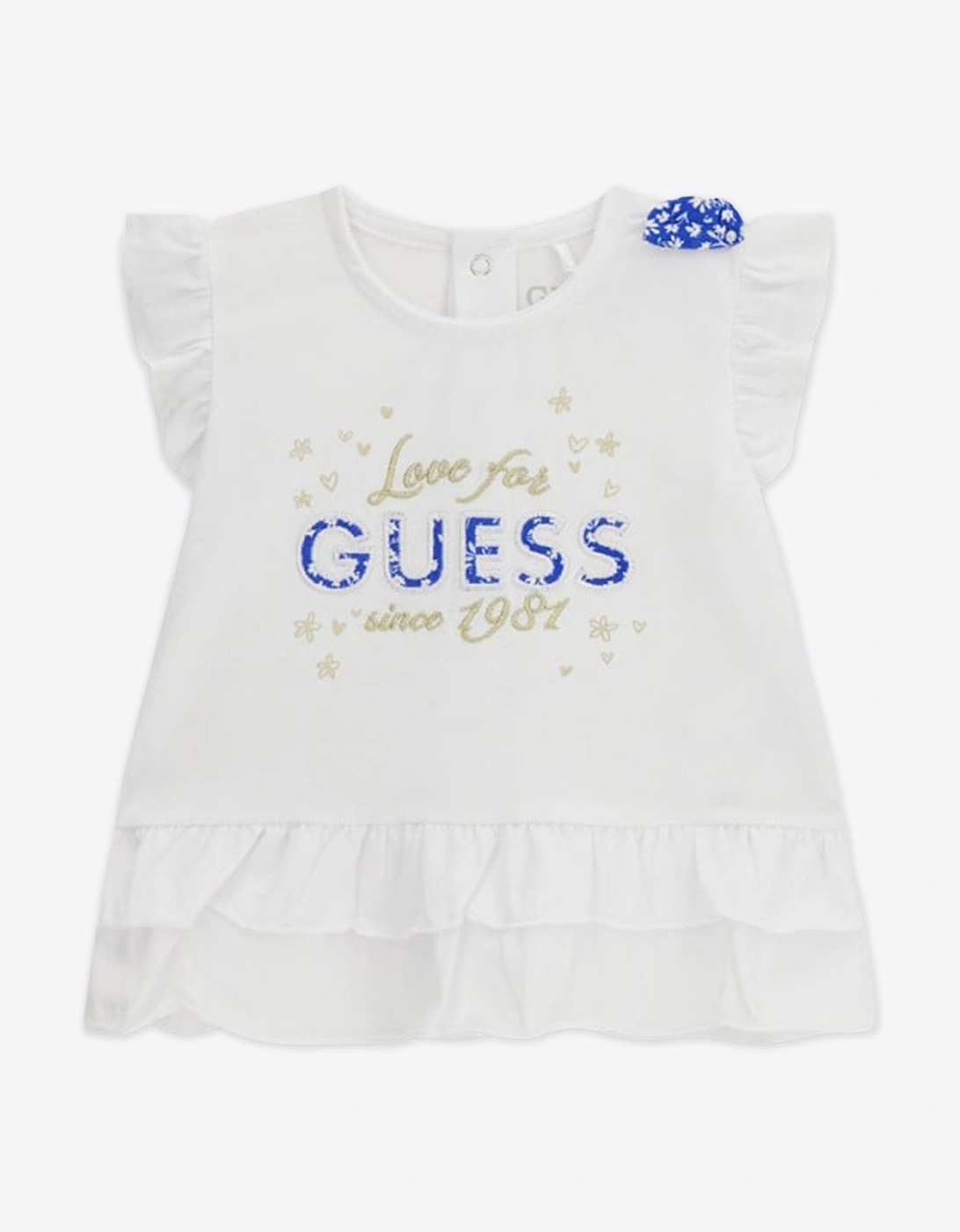 Baby Girls T-Shirt and Shorts Set in Blue