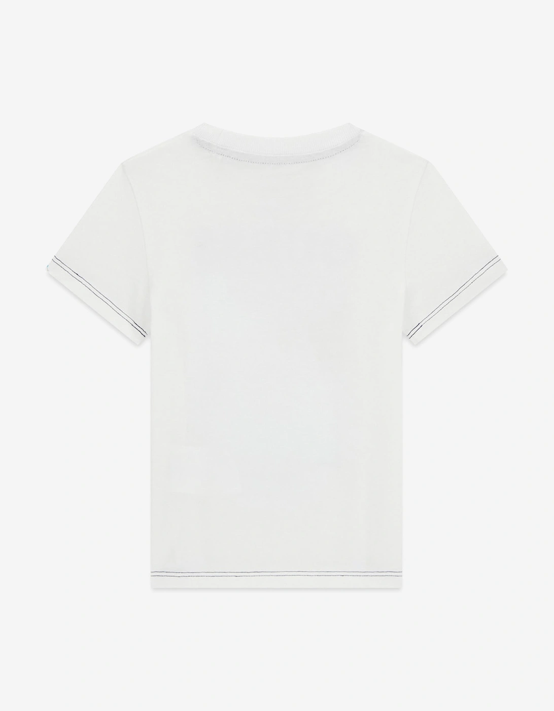 Boys California Print T-Shirt in White