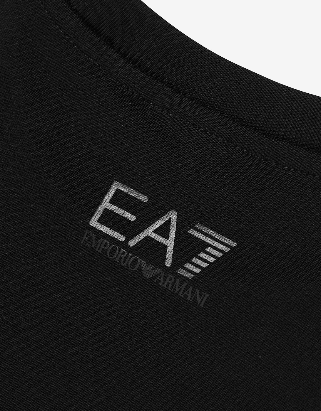 Emporio Armani Boys Extended Logo T-Shirt in Black