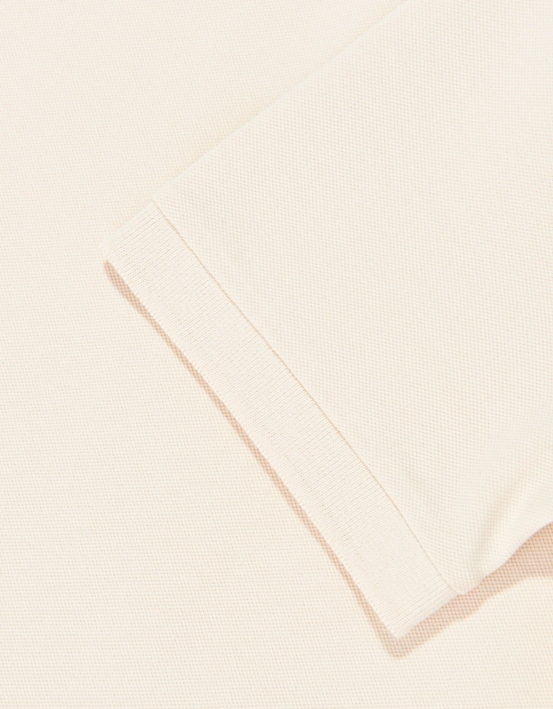 Emporio Armani Boys Train Core ID Polo Shirt in Beige