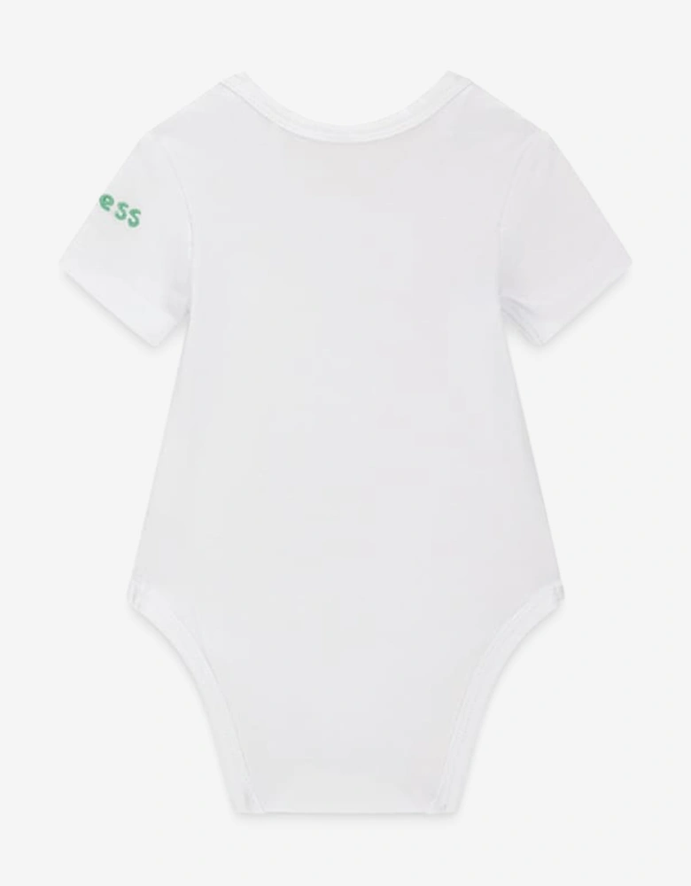 Baby Boys Bodysuit and Seersucker Romper in Yellow