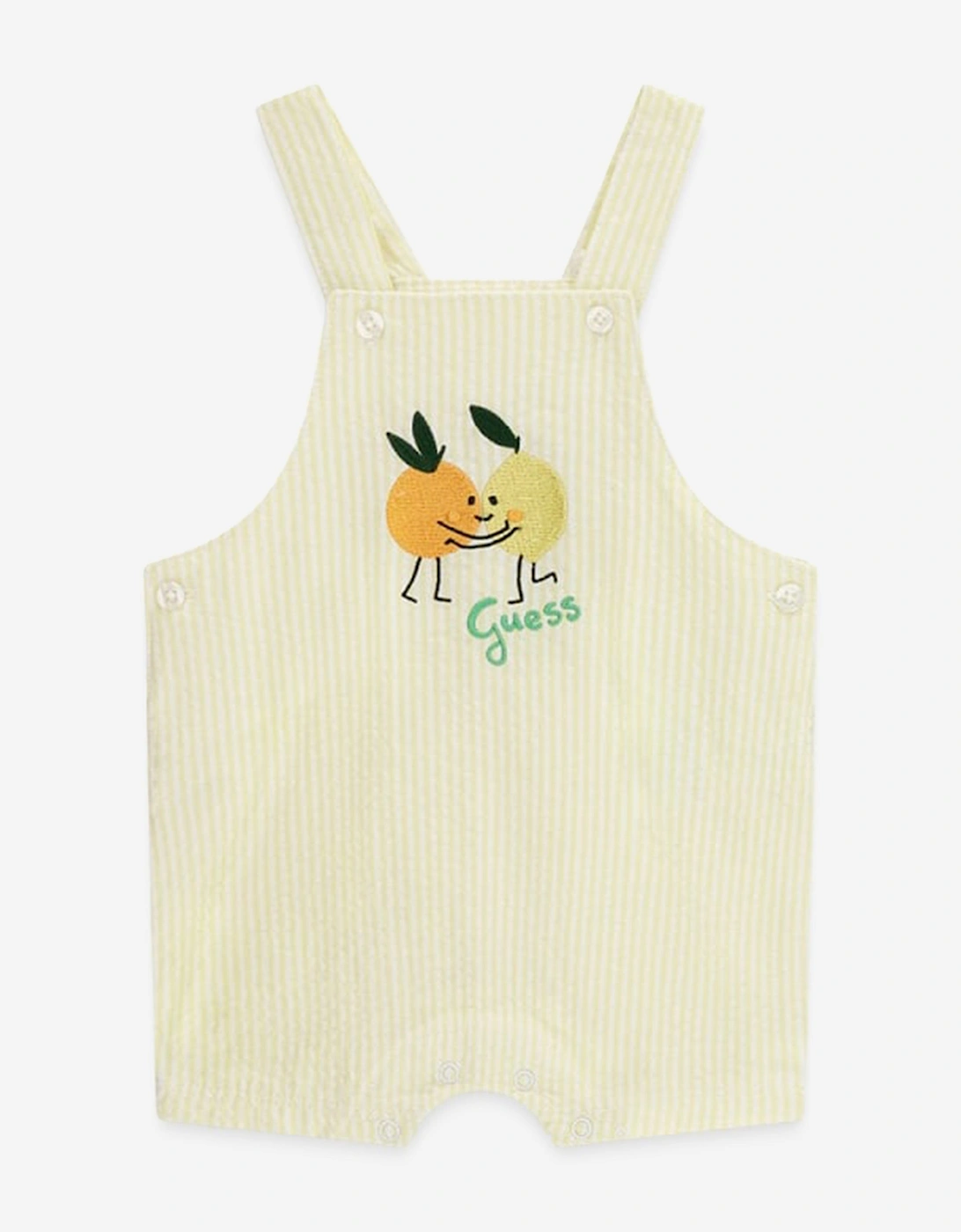 Baby Boys Bodysuit and Seersucker Romper in Yellow